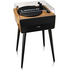 Resim Lenco LS-570OK Dahili Hoparlörlü ve Bluetoothlu Pikap Plak Çalar - Ayaklı Meşe Görünüm 