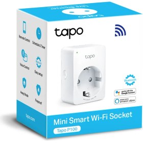Resim TP-Link Tapo P100 | Akıllı Mini Wi-Fi Priz | Uzaktan Kontrol | Alexa ve Google Home Uyumlu | Cihaz Paylaşımı | Zamanlama Özelliği | Kolay Kurulum | Hub Gerektirmez 