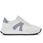 Resim Derimod Kadın Beyaz Bağcıklı Deri Sneaker 25SFD372218 