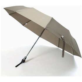 Resim Parachase 3268 Big Circle Grip Silikon Uçlu Büyük Otomatik 3 Kademeli Şemsiye Siyah 