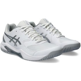 Resim Asics GEL-DEDICATE 8 Beyaz Women Tenis Ayakkabısı 1042A237-101 Beyaz 