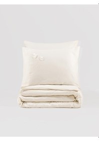 Resim Cotton Box 3D Nakışlı Çift Kişilik Saten Nevresim Takımı Pure Ekr 