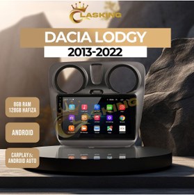 Resim ClasKing DACIA LODGY 2013-2022 UYUMLU 8 GB RAM 128 GB HAFIZA ANDROID MULTIMEDIA TEYP 