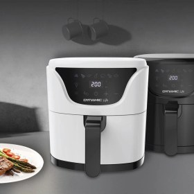 Resim Yüksek Performanslı 5l Hava Fritözü, Beyaz Renkli, Sağlıklı Pişirme Keyfi 