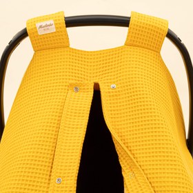 Resim Puset Örtüsü - Tek Taraflı - Hardal Petek 