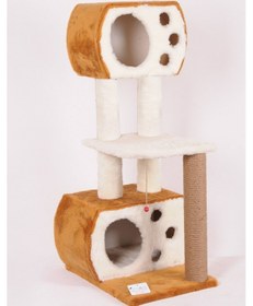 Resim Cat Hause S08KV Uçuşan Patiler Kedi Tırmalama Evi 55 x 64 x 115 CM 