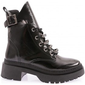 Resim Dgn K9030 Kadin Kristal Taşli Bağcikli Bot K9030-1916-R7749 Siyah 