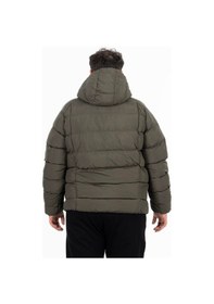 Resim Maraton Sportswear Büyük Beden Erkek Kapşonlu Uzun Kol Basic Haki Mont 21391-haki Haki 