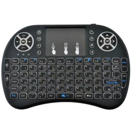 Resim TezMax Technopc Ultrapad UP1662A-46 10.1" Uyumlu Wireless Touchpadli Işıklı Şarj Edilebilir Mini Klavye 