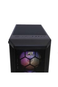 Resim Boost Powerboost PB-T001BB 750W 80+ Bronze Full Siyah Mesh Panel Rgb Fan Kasa 