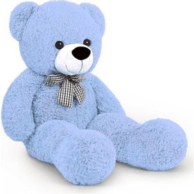 Resim Oyuncak 80 Cm Papyonlu Peluş Ayıcık- İthal Kumaş - Premium Koleksiyon Hediyelik Ayı % 100 Yerli 001 