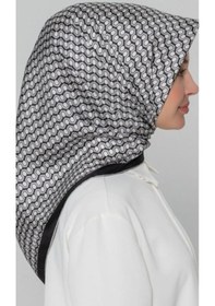 Resim Armine Nostalji Serisi İpek Tivil Eşarp 8401-88 