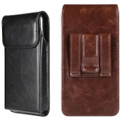 Resim Vintage Stil Telefon Bel Çantası, Dikey Manyetik Toka, Evrensel Akıllı Telefon Kılıfı, Apple, Oppo, Redmi, Vivo, Huawei - İş Casual, Non, Sadece Kuru Temizleme, Taktik Bel Çantası | Şık Cüzdan | Manyetik Kapatma, Telefon Çantası 