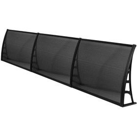 Resim Genel Markalar Lotus Kapı Pencere Üstü Pratik Sundurma 70x360 Cm - Siyah 