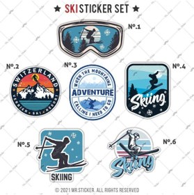 Resim Bay Etiket Hbgbdl7 Kayak Sticker Seti 6 Parca 