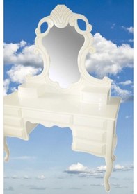 Resim Bengimobilya Makyaj Masası Dresuar Ahşap Kayın Aslan Lükens Ayak 9 Çekmeceli A 