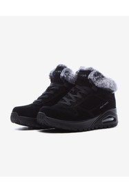Resim SKECHERS Uno Rugged Kadın Siyah Kar Botu 167433 Blk 