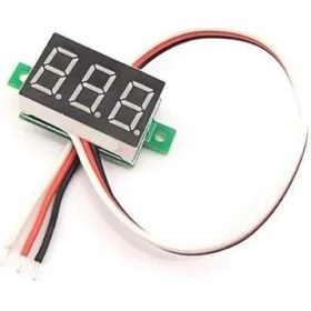 Resim Mini Dijital Voltmetre Dc 0-100V 0.28 Inç Kırmızı 
