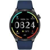 Resim Daniel Klein Lacivert Renk Ayarlanabilir Silikon Kordonlu Akıllı Kol Saati Ve Bluetooth Kulaklık 
