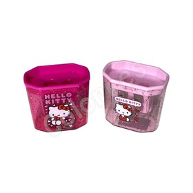 Resim Hello Kitty Çöp Hazneli Çift Gözlü Kalemtıraş 