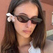 Resim Vintage Kedi Gözü Moda Gözlükleri, Polikarbon Çerçeve, PC Lens, Dekoratif Gözlükler, Tatil Partisi, Rahat Kullanım 