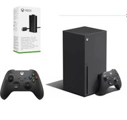 Resim Microsoft Xbox Series X CD'li 1 TB YD + 2 Kol + Batarya | Siyah 