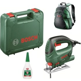 Resim Bosch Pst 650 Dekupaj Testere 500 W Çantalı Dekopaj + Sırt Çantası + Yapıştırıcı Seti 