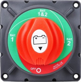 Resim AKÜ DEVRE KESİCİ ŞALTERİ 350A 3P 12-48V 1+2 ÇİFT DEVRELİ 2 KADEME 