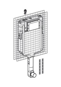 Resim Geberıt Sıgma Alaturka Gomme Rezervuar 8 Cm Govde 109.791.00.1 Beyaz 