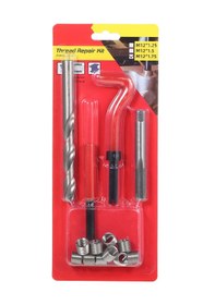 Resim Yaleker M5-m14 Metrik Diş Onarım Takımı, 15 Parça Helicoil Seti, Dayanıklı Çelik Yapı, Otomotiv Tamir İçin 