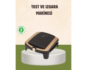 Resim Asiltech Tost Makinesi Isı Kontrollü 4 Dilim Kapasiteli 