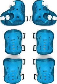 Resim Delta Prt-78 Paten ve Kaykay Koruyucu Set Açık Mavi L Beden 