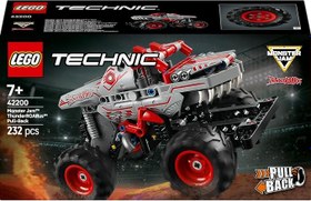 Resim LEGO Technic Monster Jam ThunderROARu Çek-Bırak Oyuncak Kamyon - Yaratıcı Oyunları Seven 7 Yaş ve Üzeri Erkek ve Kız Çocukları için Araç Yapım Seti, Hediye Fikri 42200 (232 Parça) 