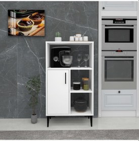 Resim Arnetti Mutfak Banyo Dolabı Sanimas Çok Amaçlı Dolap, Beyaz 