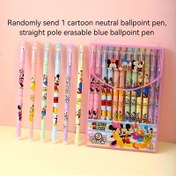 Resim Disney Mickey & Minnie Mouse Silinebilir Tükenmez Kalemler - 7 Canlı Renk, İnce Uçlu Yazı, Çizim ve Eskiz İçin - Dayanıklı Plastik Karakterli Kalemler Hediye Paketlemeli Ev, Ofis, Okul Malzemeleri 