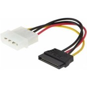 Resim MOLIX Sata Molex Sata Power Molex Sata Power Güç Kablosu 4 Pin 15pın Molex 