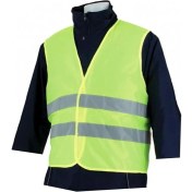 Resim Fosforlu Reflektörlü Ikaz Yeleği Sarı 5 cm Reflektörlü 