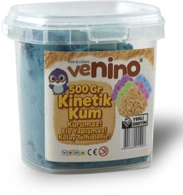Resim Venino 500 Gr Kinetik Kum Kova Boy - Premium Kalite Oyun Kalıbı Hediyeli 