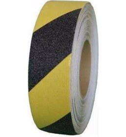 Resim Kaydırmaz Bant 50 Mm 15 Metre Sarı Siyah Renk Yüksek Tutuş Starline Marka Suya Dayanıklı 