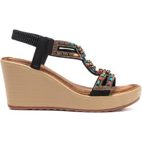 Resim Sandalet Kadın 25y155 Sy Guja Siyah Siyah 