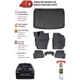Resim Seat İbiza 2003 Model Araca Özel Kokusuz Paspas Takımı + Bagaj Havuzu 