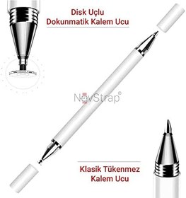 Resim NovStrap Samsung Galaxy S6 Lite P620 P625 P610 P615 P613 ile Uyumlu 2in1 Dokunmatik Tablet Kalemi Stylus 