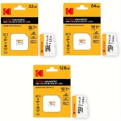 Resim 1 Adet Kodak 128GB, 64GB Class 10 Yüksek Hızlı Depolama Kartı, U3 Akıllı Telefonlar ve Kameralar için Uygun - Tatiller/Hediyeler İçin Mükemmel 