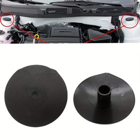Resim 1X Ön Süspansiyon Amortisör Bağlantı Kapağı Skoda Octavia MK2 Audi TT 8N Seat Leon 1M için - Toz Geçirmez Paslanmaz Yuvarlak Kapak 