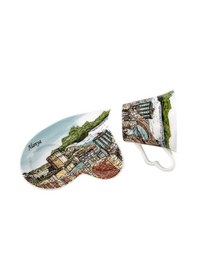 Resim Vitale 6'lı Alanya Desenli Kahve Fincanı Seti 