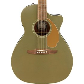 Resim Fender Newporter Player Elektro Akustik Gitar - Ice Blue Satin / Walnut 