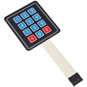 Resim 3x4 Membran Tuş Takımı Keypad 