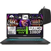 Resim MSI CYBORG 15 i7 13620H 32GB 1TB SSD RTX4060 Freedos 15.6" FHD 144Hz A13VF892XTRWF06 + Zetta Çanta 