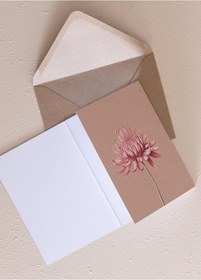 Resim The Mia Art Line Mini Tebrik Kart Seti Chrysanthemum 10x14 