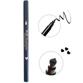 Resim Rose Çift Taraflı Kalp Desenli Kalem Eyeliner 